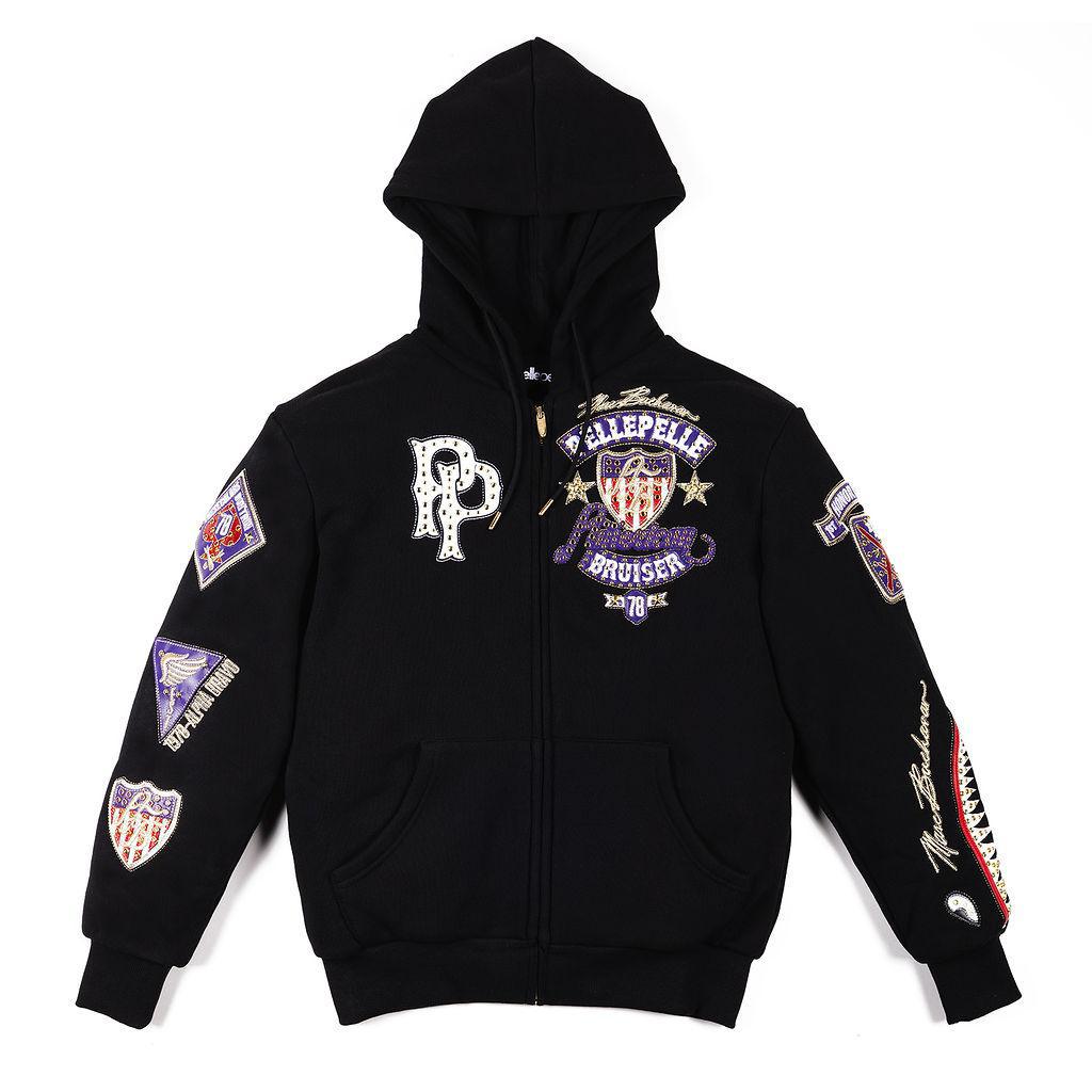 Pelle Pelle Bruiser Hoodie Black | Hushlife Boutiquee – Hush Life