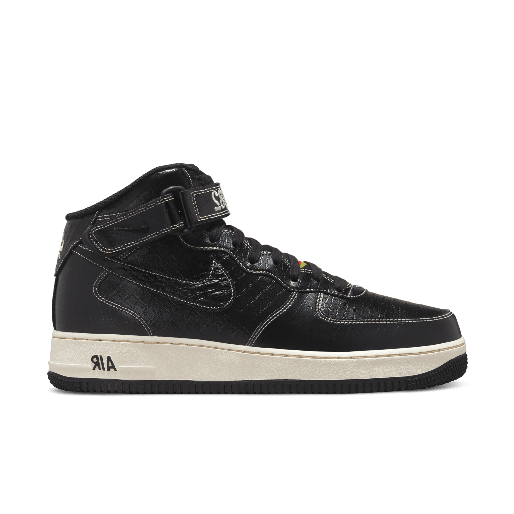 NIKE AIR FORCE 1 MID '07 LX BLACK-PALE-IVORY – Hush Life Boutique