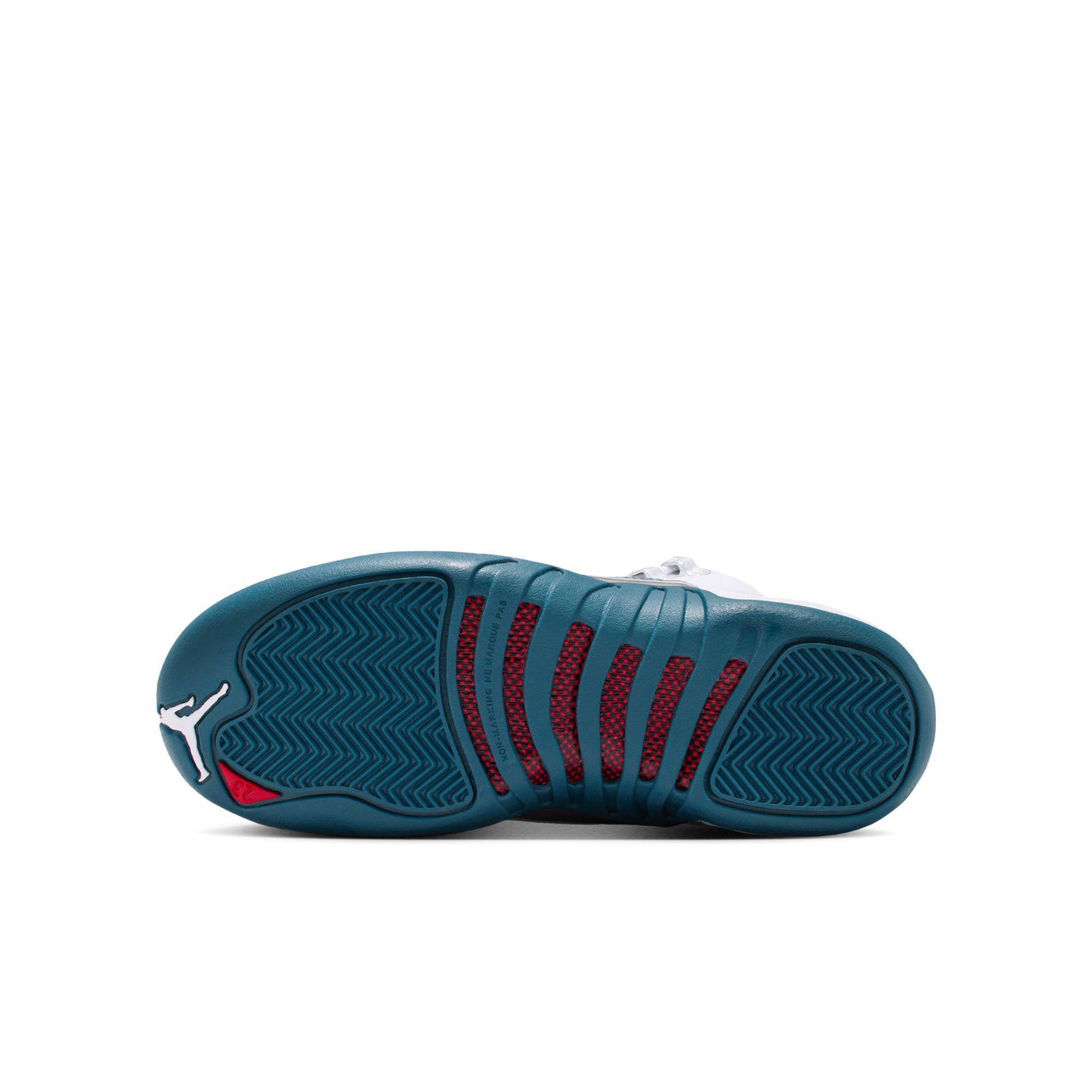 Air Jordan 12 Retro Big Kids' Shoes White/French Blue-Metallic Silver