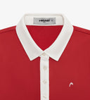Head Golf Women's Sleeveless Polo Red
