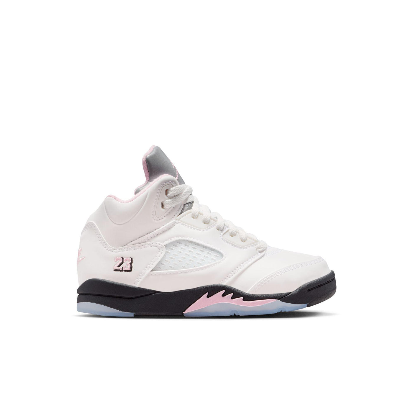 Jordan 5 Retro OG (PS) White/Med Soft Pink-Black