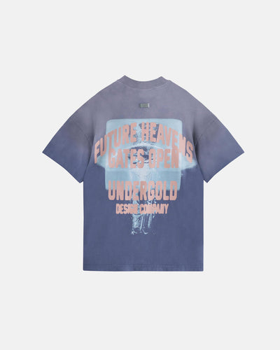 Undergold Agnus Dei Future Heavens T-Shirt Faded Purple