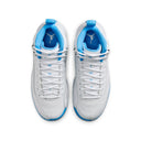 Air Jordan 12 Retro Big Kids' Shoes White/University Blue-Metallic Silver