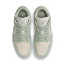 Women's Air Jordan 1 Low SE Sail/Seafoam-Metallic Silver-White