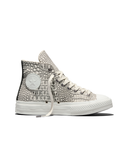 Converse First String Chuck - Croc Leather - White/Snow White/Black