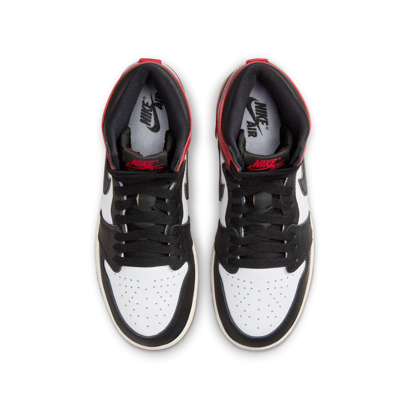 Youth (GS) Air Jordan 1 High OG White/Black-Varsity Red-Sail