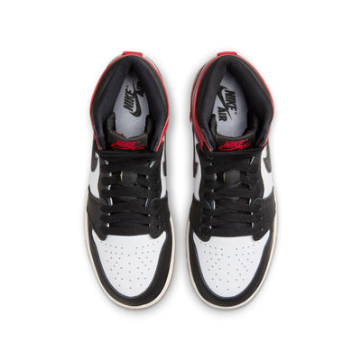Youth (GS) Air Jordan 1 High OG White/Black-Varsity Red-Sail