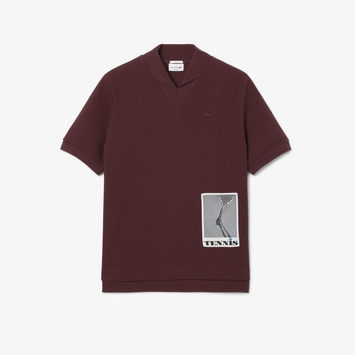 Lacoste Short Sleeved Ribbed Collar Shirt