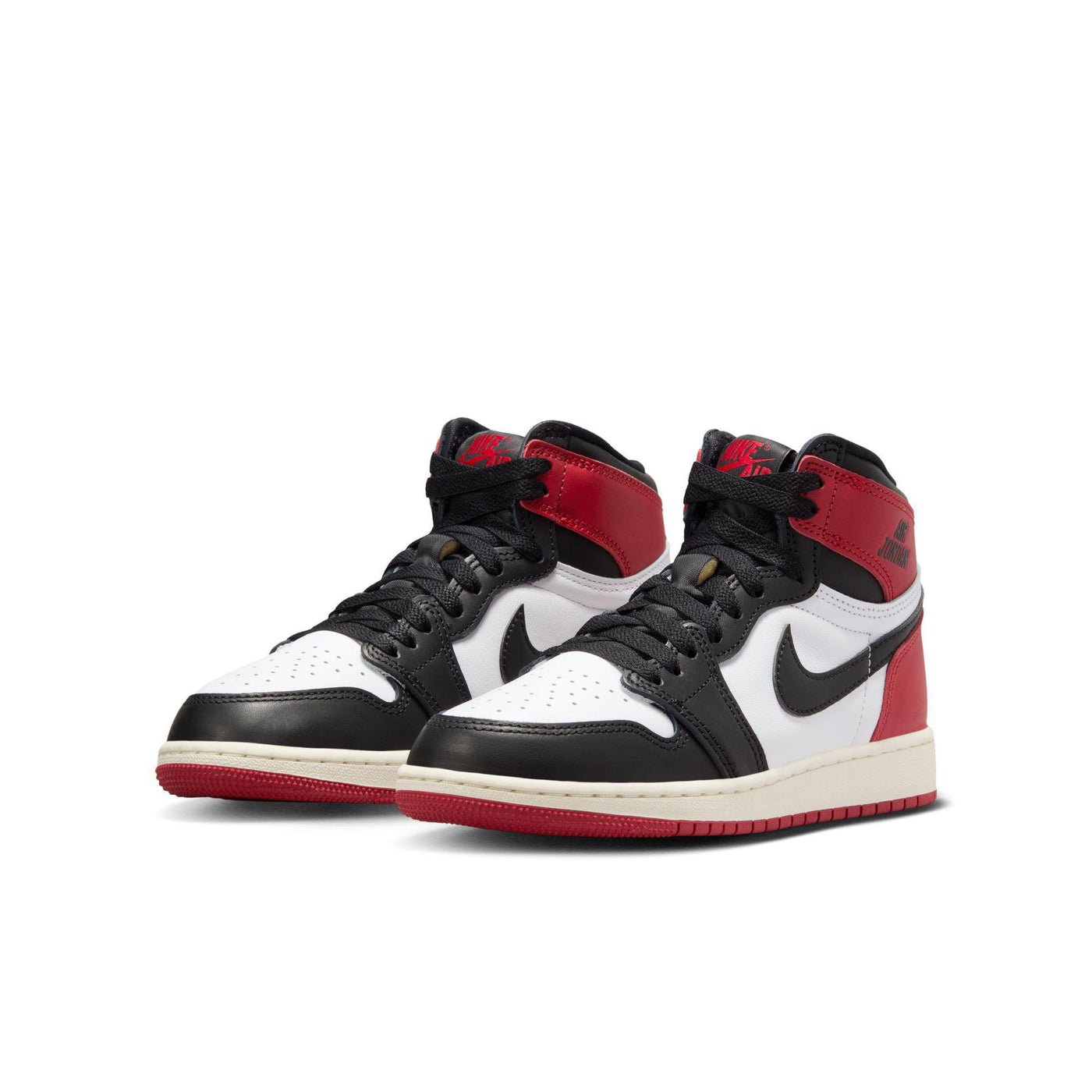 Youth (GS) Air Jordan 1 High OG White/Black-Varsity Red-Sail