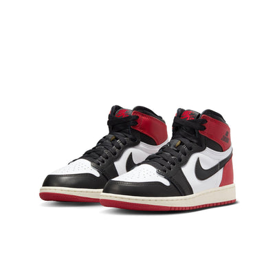 Youth (GS) Air Jordan 1 High OG White/Black-Varsity Red-Sail