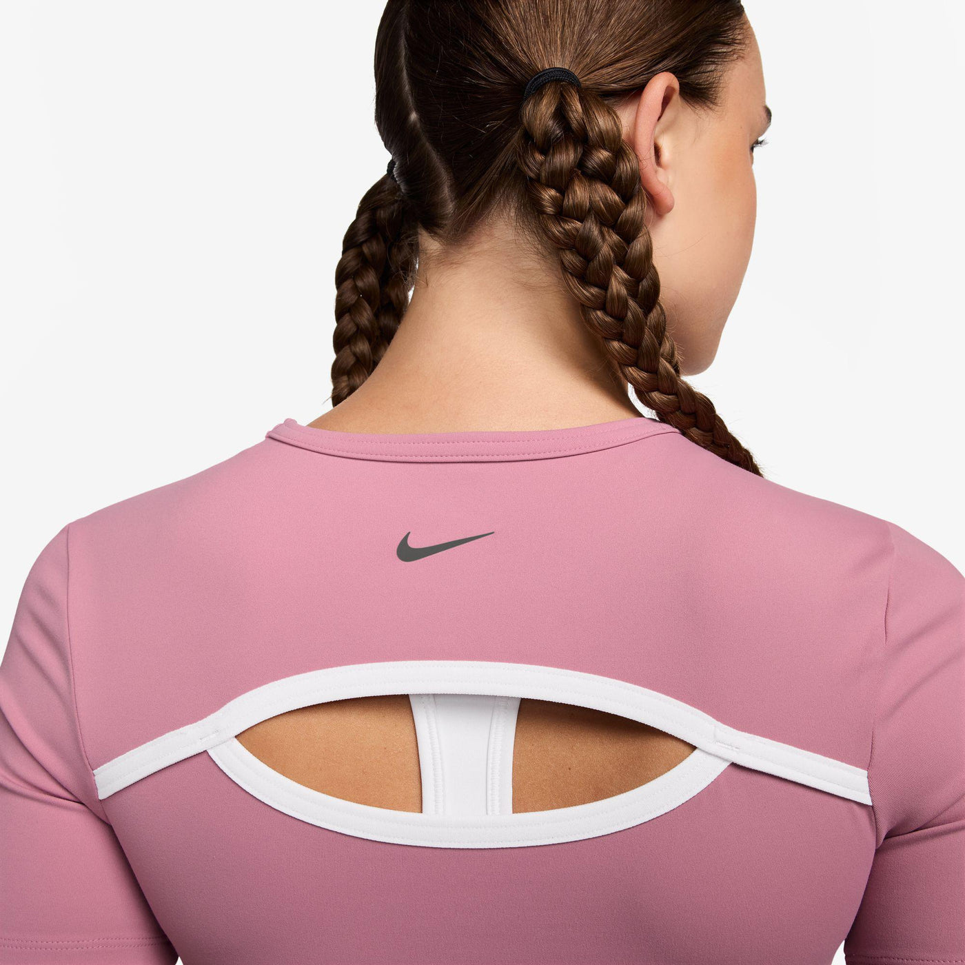 Nike One Fitted Women's Dri-FIT Short-Sleeve Top Elemental Pink