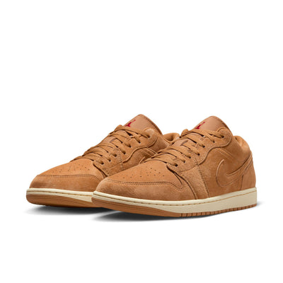 Air Jordan 1 Low SE Flax/Flax-Varsity Red-Muslin