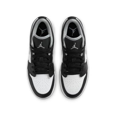 Air Jordan 1 Low Big Kids' Shoes Black/Particle Grey-White