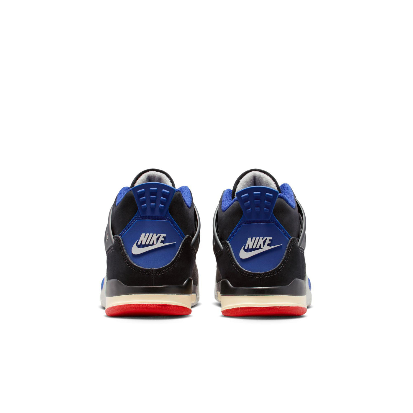 Jordan 4 Retro Little Kids' Shoes Black/Fire Red-Deep Royal Blue