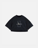 Undergold Agnus Dei Freedom Crop Top Vintage Black