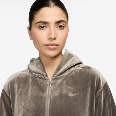 Nike Sportswear Chill Knit Women's Loose Velour Full-Zip Hoodie