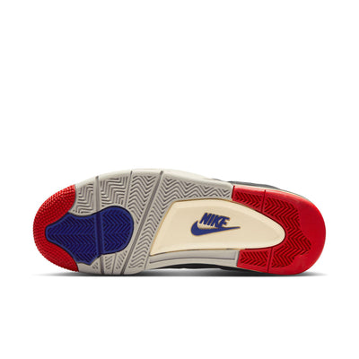 Air Jordan 4 Retro Black/Fire Red-Deep Royal Blue