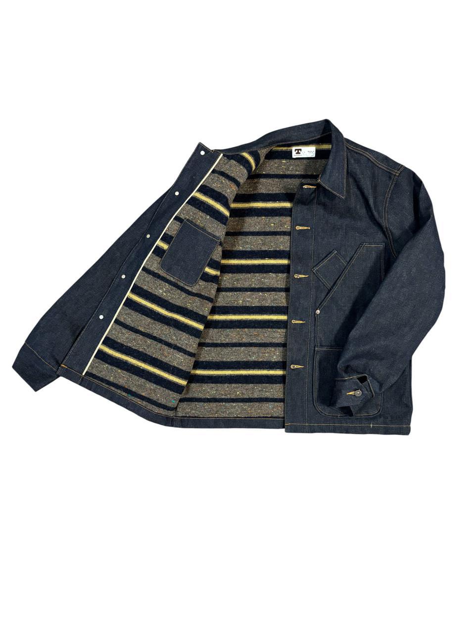 Tellason Blanket Lined Coverall Jacket 16.5 oz. Selvedge Denim