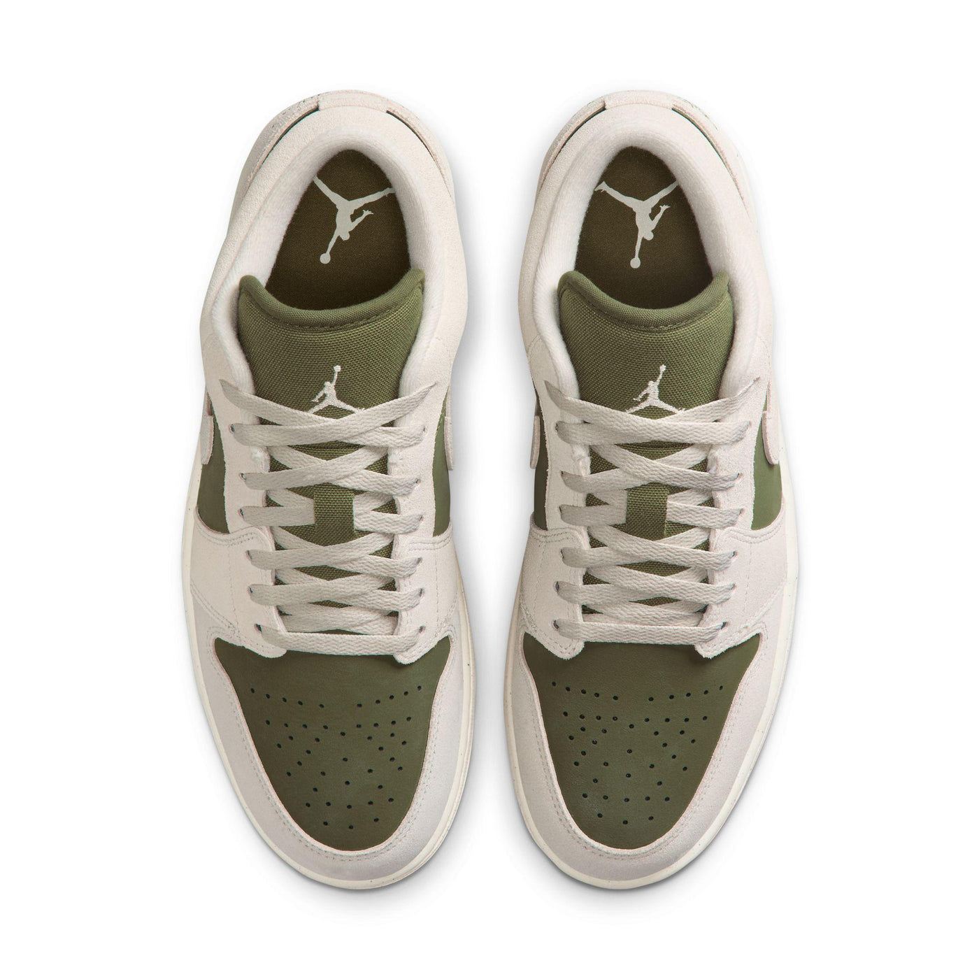 Air Jordan 1 Low SE Medium Olive-Light Orewood Brown-Sail