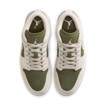 Air Jordan 1 Low SE Medium Olive-Light Orewood Brown-Sail