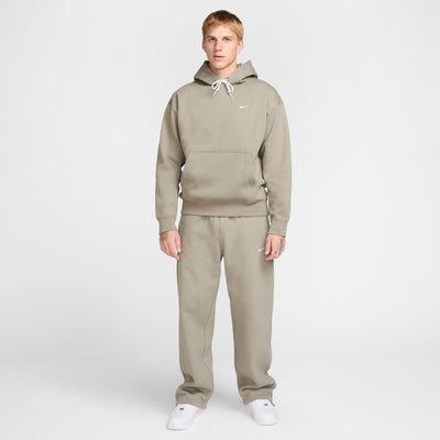 Nike Solo Swoosh Men's Fleece Pullover Hoodie Light Army