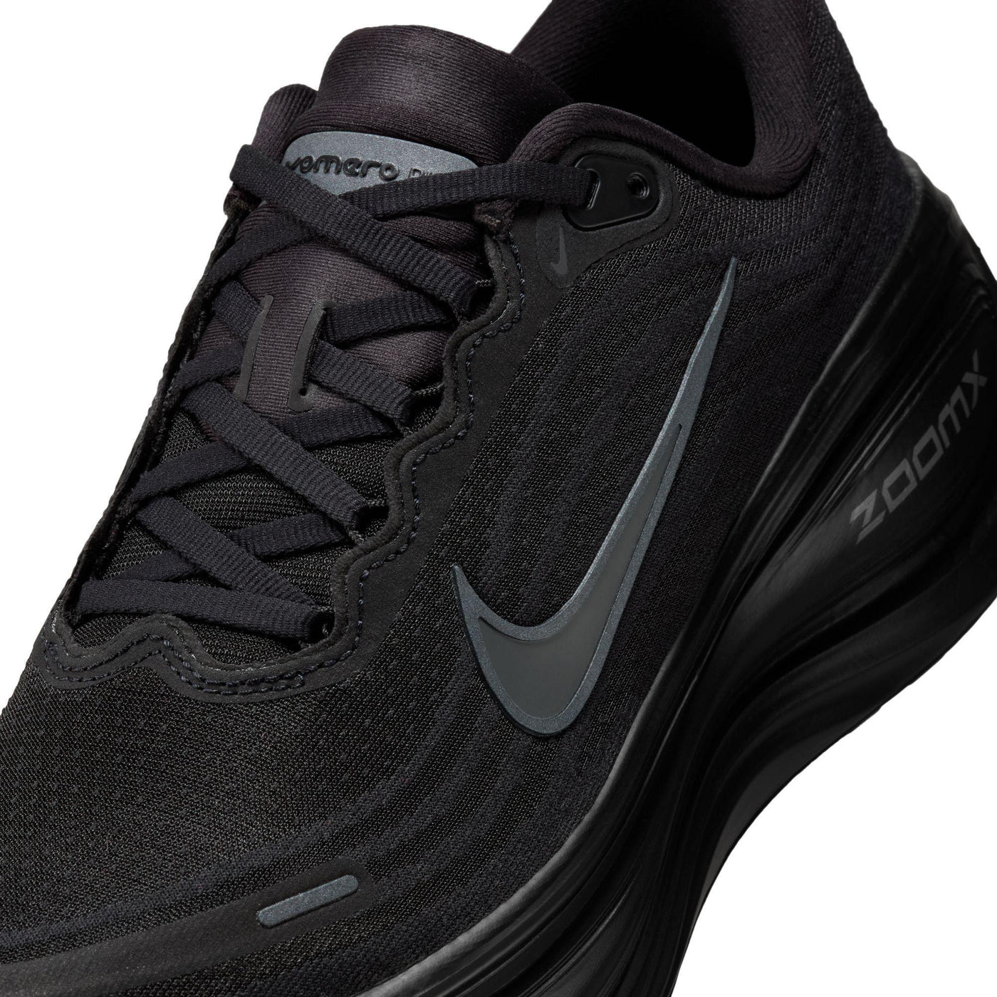 Women's Nike Vomero Plus Black/Dark Smoke Grey-Metallic Dark Grey