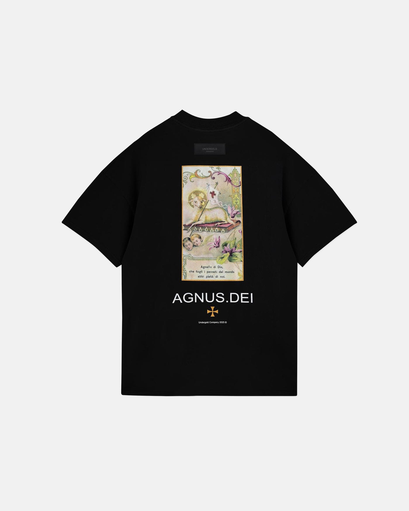 Undergold Agnus Dei Sheep T-Shirt Black
