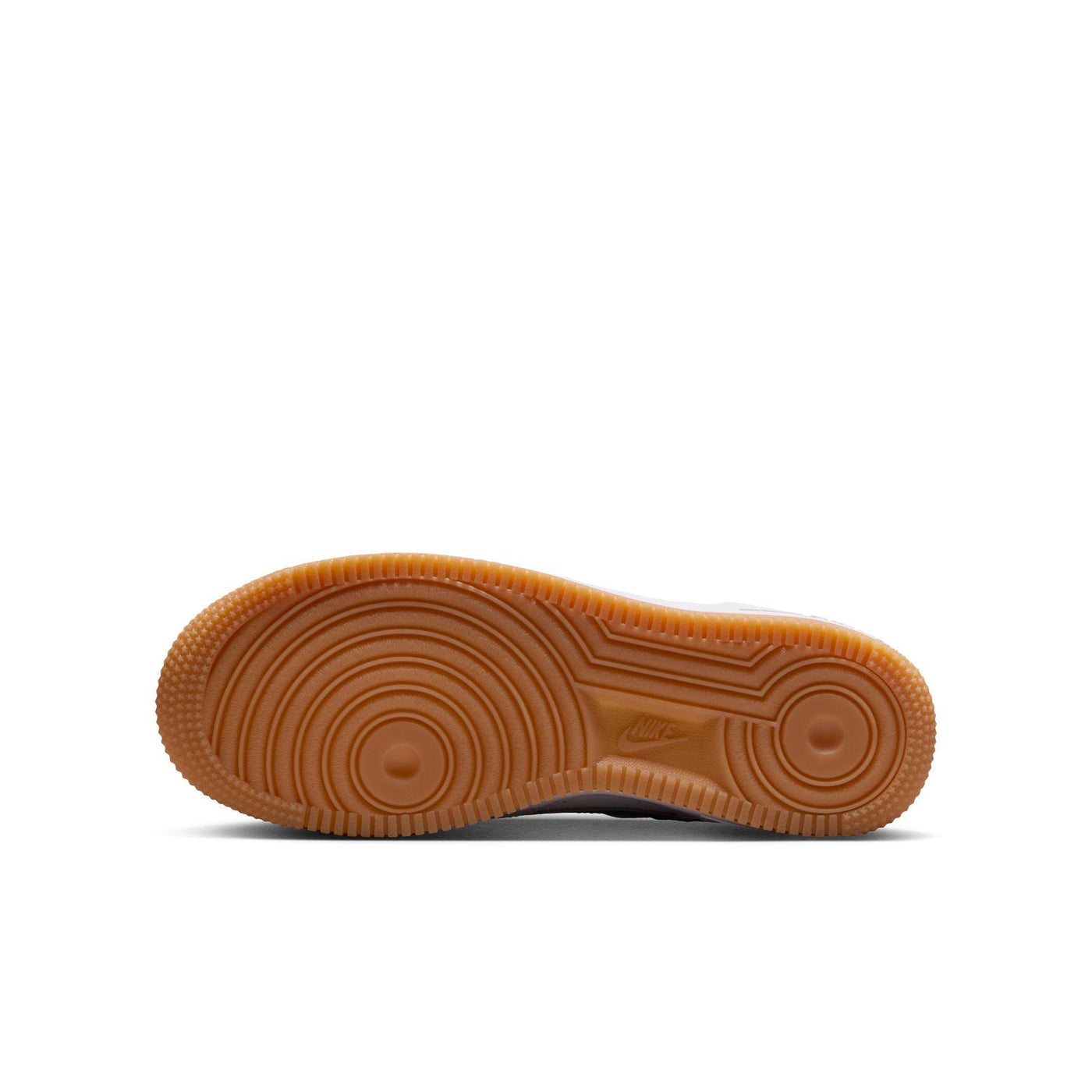 Nike Air Force 1 Big Kids' Shoes Photon Dust/White-Fir-Gum Med Brown