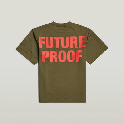 GSxWVB Oversized Boxy Tee Army Green