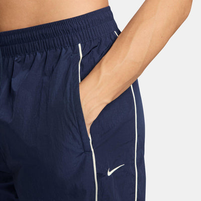 Nike Windrunner Women's High-Waisted Woven Open-Hem Pants Midnight Navy