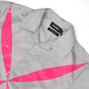 Nash Slice Shirt Silver Grey/Fluro Pink