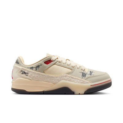 Women's Jordan Flight Court SP Coconut Milk/Varsity Red-Muslin-Off Noir