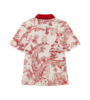 Head Golf Women's Printed Polo Red-Botanical
