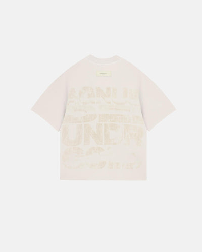 Undergold Agnus Dei Chrome Boxy Fit T-Shirt Cream