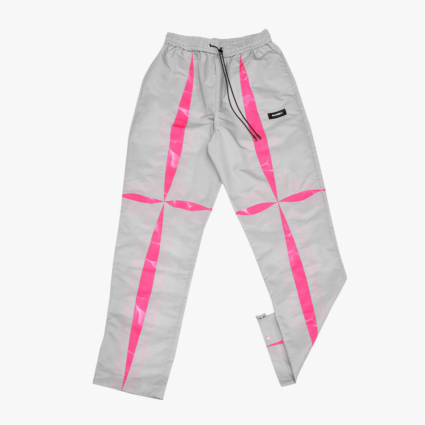 Nash Slice Pant Silver Grey/Fluro Pink