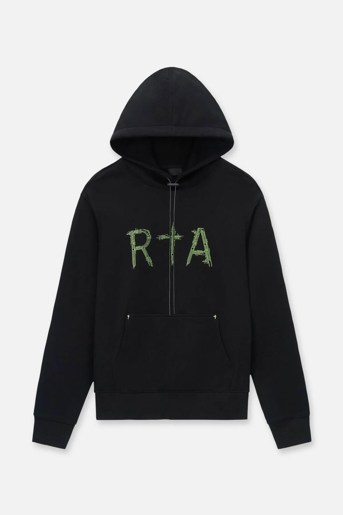RTA Dion Hoodie | Black Circuit