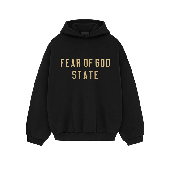 トップス Fear Of God Essentials Fear of God Essentials Fleece Hoodie Black | Hushlife