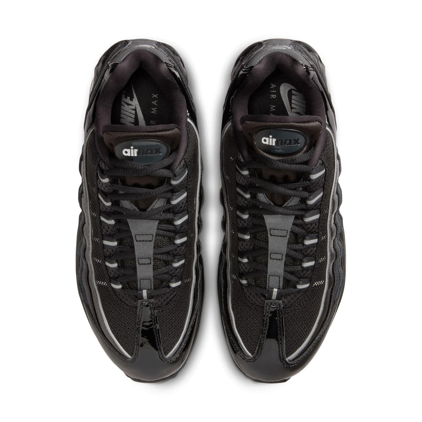 Women's Nike Air Max 95 Black/Metallic Silver-Reflect Silver