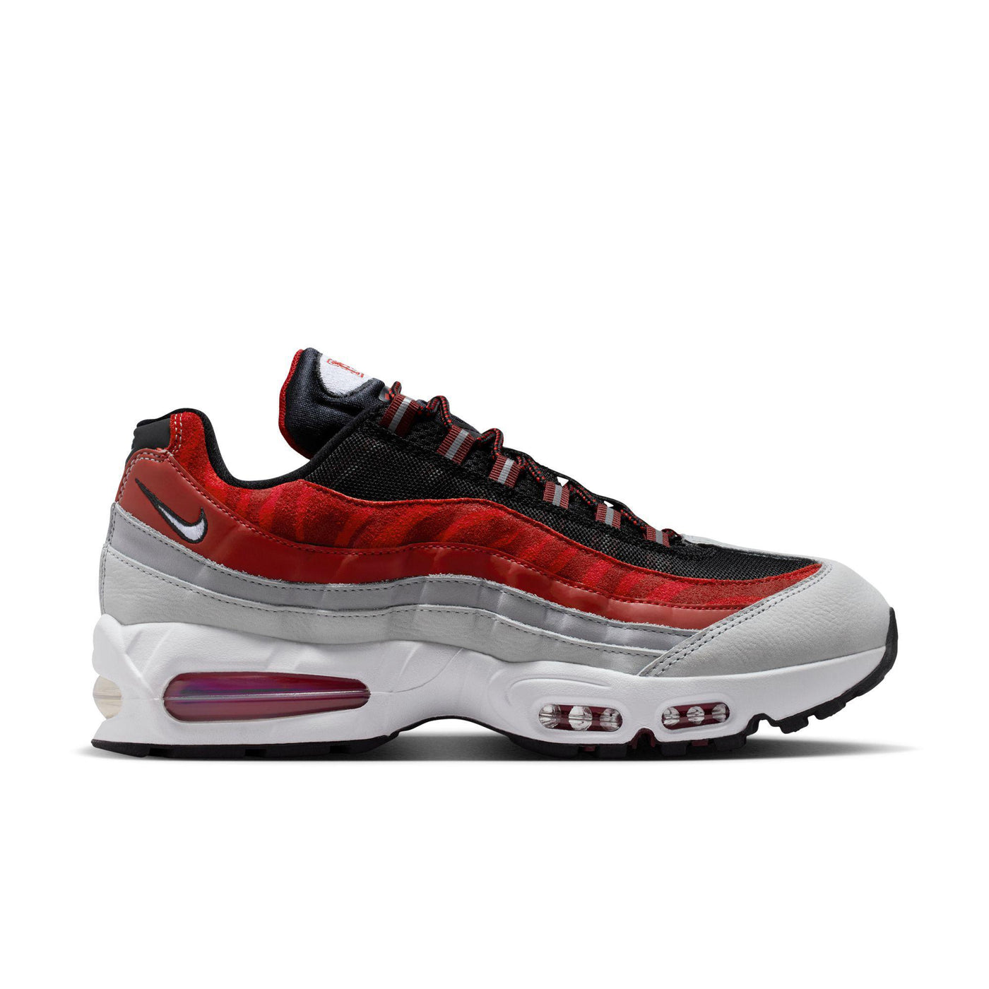 Nike Air Max 95 Big Bubble x Morehouse Black/White-Dark Team Red-Varsity Red