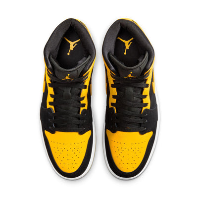 Air Jordan 1 Mid SE Black/Varsity Maize-White
