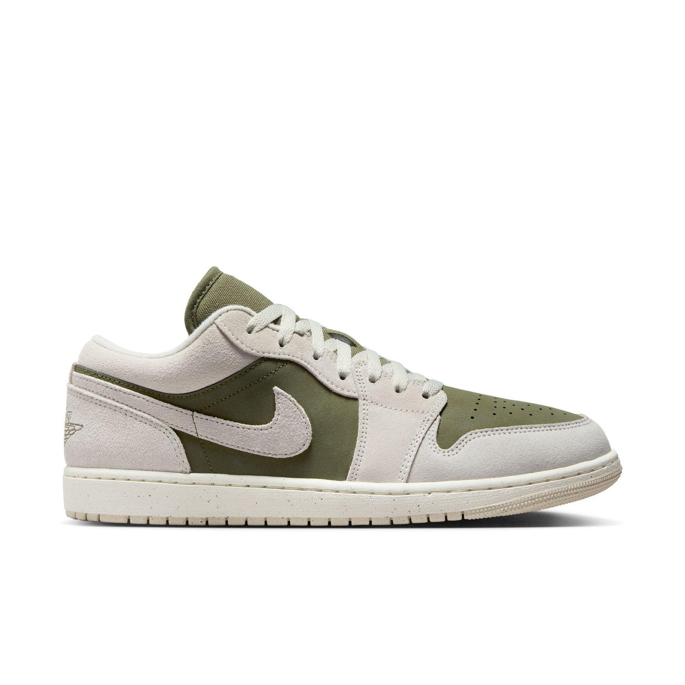 Air Jordan 1 Low SE Medium Olive-Light Orewood Brown-Sail