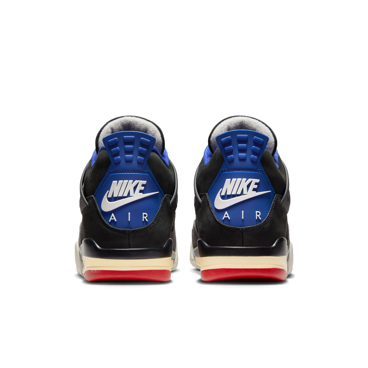 Air Jordan 4 Retro Black/Fire Red-Deep Royal Blue