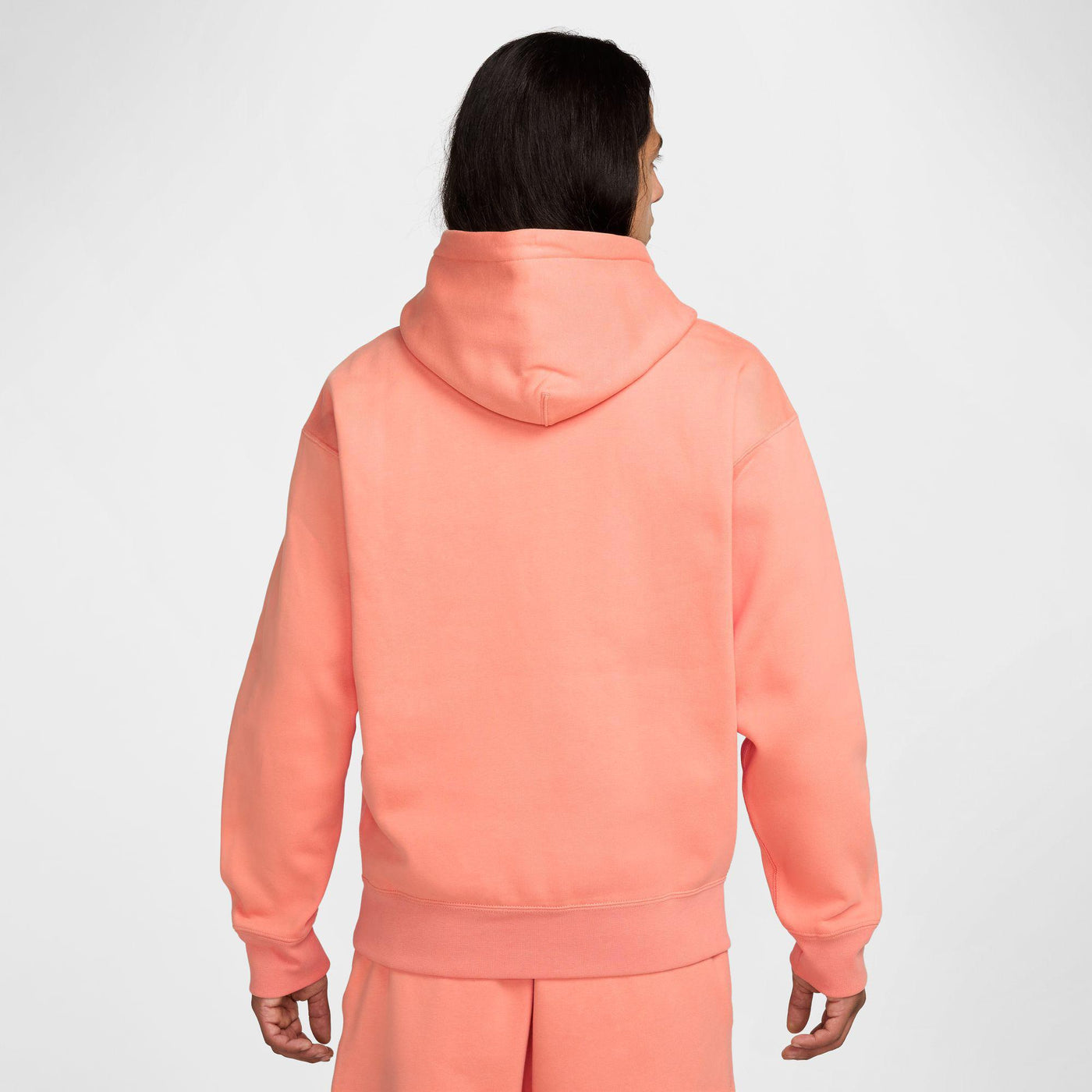 Nike Solo Swoosh Men's Fleece Pullover Hoodie Apricot Agate