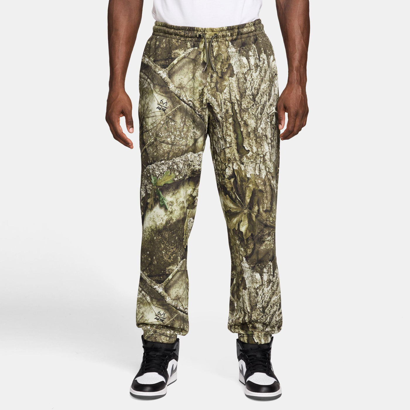 Jordan Brooklyn Men's Fleece Realtree Pants Medium Olive
