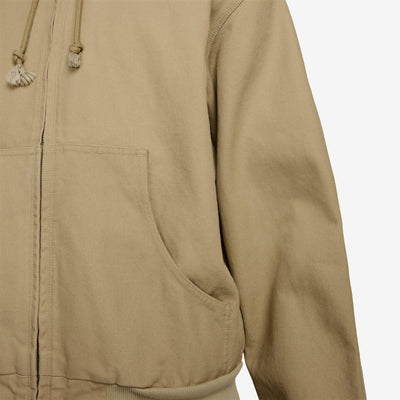 Nike Life Men's Full-Zip Unlined Jacket Parachute Beige