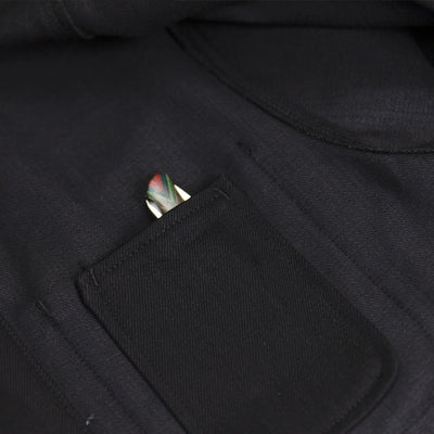 Tellason Coverall Jacket Japanese Selvedge Denim 13.5 oz. Black