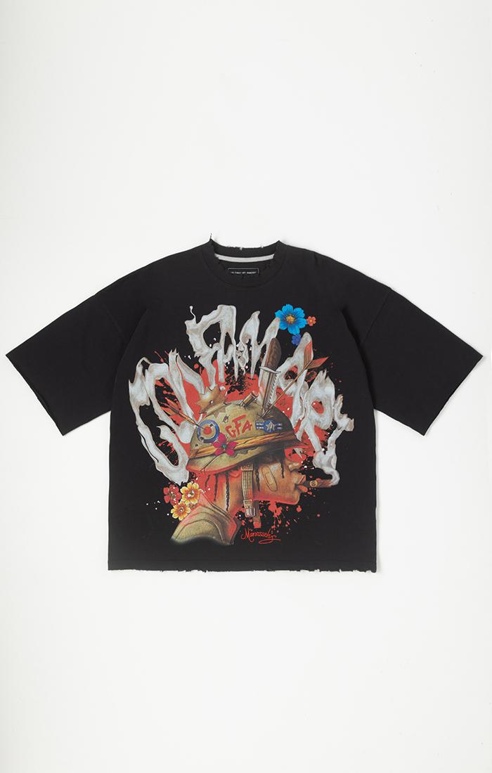 GFA Chomp SS Knit Jet Black