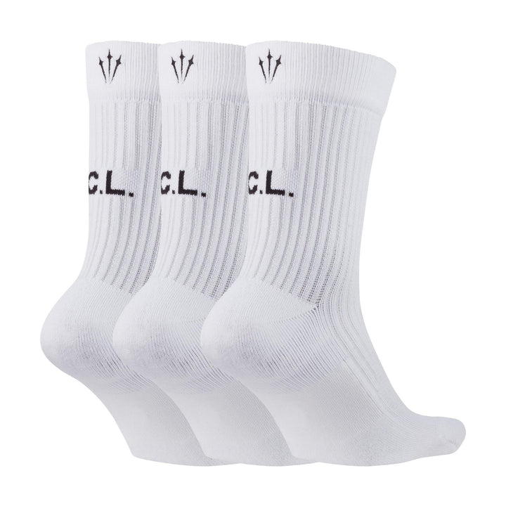 Nike x NOCTA Crew Socks 3 Pack White | Hushlife Boutique