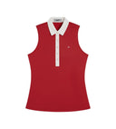 Head Golf Women's Sleeveless Polo Red