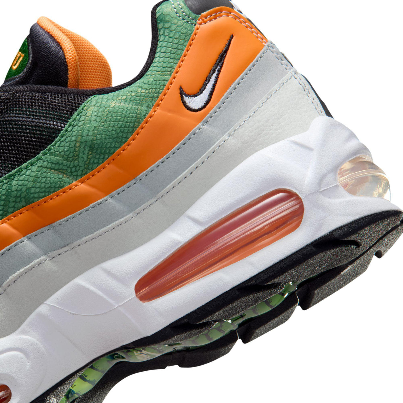 Nike Air Max 95 Big Bubble x FAMU Black/White-Orange Horizon